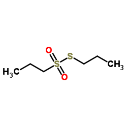 Propyl propanethiosulfonate Structure