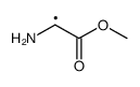 2-glycyl methyl ester radical Structure