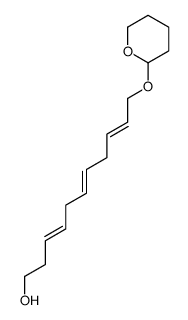 11-(oxan-2-yloxy)undeca-3,6,9-trien-1-ol结构式