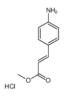 methyl 3-(4-aminophenyl)prop-2-enoate,hydrochloride Structure