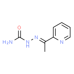 2-[(E)-1-(2-PYRIDINYL)ETHYLIDENE]-1-HYDRAZINECARBOXAMIDE结构式