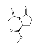 N-Acetyl-L-5-thioxoproline methyl ester Structure