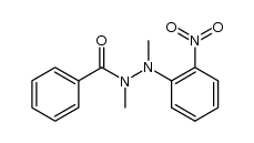 N,N'-dimethyl-N'-(2-nitrophenyl)benzohydrazide Structure