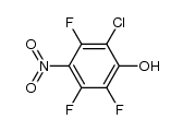 2-chloro-3,5,6-trifluoro-4-nitrophenol Structure