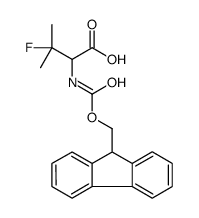 FMOC-3-FLUORO-DL-VALINE structure