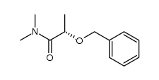 (S)-N,N-dimethyl-2-benzyloxypropionamide结构式