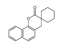 2H,4H-spiro[benzo[h]chromene-3,1'-cyclohexan]-2-one Structure