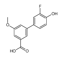 3-(3-fluoro-4-hydroxyphenyl)-5-methoxybenzoic acid Structure