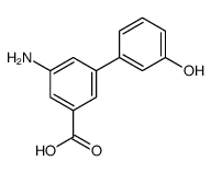 3-amino-5-(3-hydroxyphenyl)benzoic acid结构式