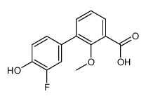 3-(3-fluoro-4-hydroxyphenyl)-2-methoxybenzoic acid结构式