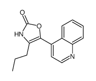 4-propyl-5-quinolin-4-yl-3H-1,3-oxazol-2-one Structure