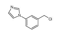 1-[3-(chloromethyl)phenyl]imidazole Structure