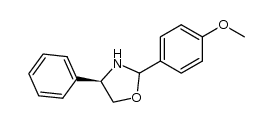 (4R)-2-(4-methoxyphenyl)-4-phenyloxazolidine Structure