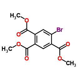 trimethyl 5-bromobenzene-1,2,4-tricarboxylate structure