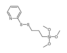 trimethoxy-[3-(pyridin-2-yldisulfanyl)propyl]silane结构式