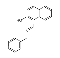 N-(2-hydroxy-1-naphthalidene)-benzylamine结构式