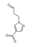 3-(4-nitro-1H-pyrazol-1-yl)propanal Structure