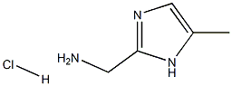 1H-Imidazole-2-methanamine, 5-methyl-, hydrochloride结构式