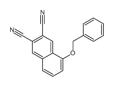 5-phenylmethoxynaphthalene-2,3-dicarbonitrile结构式