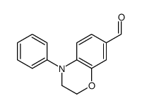 4-phenyl-2,3-dihydro-1,4-benzoxazine-7-carbaldehyde Structure