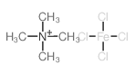 Methanaminium, N,N,N-trimethyl-, (T-4)-tetrachloroferrate(2-) (2:1) picture