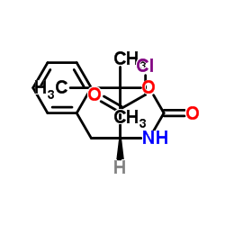 (R)-TERT-BUTYL (4-CHLORO-3-OXO-1-PHENYLBUTAN-2-YL)CARBAMATE Structure