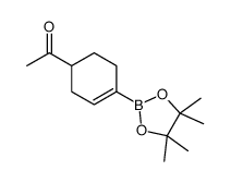 1-[4-(4,4,5,5-tetramethyl-1,3,2-dioxaborolan-2-yl)cyclohex-3-en-1-yl]ethanone Structure