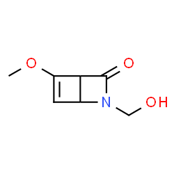 2-Azabicyclo[2.2.0]hex-5-en-3-one,2-(hydroxymethyl)-5-methoxy-(9CI) Structure