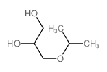 1,2-Propanediol,3-(1-methylethoxy)- Structure