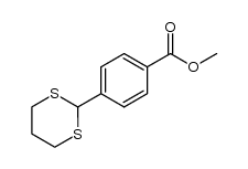 methyl 4-[2-(methylthio)-1,3-dithian-2-yl]benzoate结构式