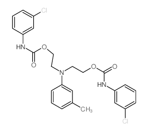 Carbanilicacid, m-chloro-, (m-tolylimino)diethylene ester (8CI)结构式