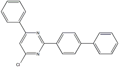 2-([1,1'-biphenyl]-4-yl)-4-chloro-6-phenylpyrimidine Structure