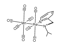 Mn(CO)5Re(CO)3(i-Pr-pyridine-2-carbaldehyde) Structure