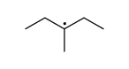 3-methylpentane radical Structure