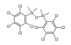 1,3-Bis-(pentachlorphenyl)-tetramethylsilan Structure