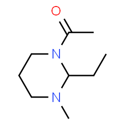 Pyrimidine, 1-acetyl-2-ethylhexahydro-3-methyl- (9CI) structure