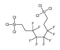 trichloro-(3,3,4,4,5,5,6,6-octafluoro-8-trichlorosilyloctyl)silane结构式