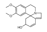 11,12-dimethoxy-2,6,8,9-tetrahydro-1H-indolo[7a,1-a]isoquinolin-2-ol结构式