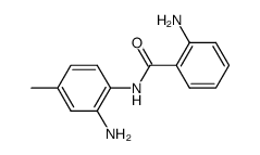 anthranilic acid-(2-amino-4-methyl-anilide)结构式