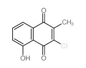 CHLOROPLUMBAGIN结构式