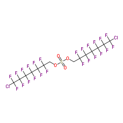 Bis(7-chloro-2,2,3,3,4,4,5,5,6,6,7,7-dodecafluoroheptyl) sulfate Structure