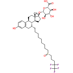 Fulvestrant 17-β-D-Glucuronide structure