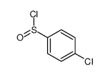 4-chlorobenzenesulfinyl chloride结构式