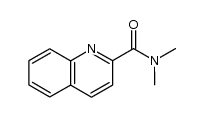 2-(dimethylcarbamoyl)quinoline结构式