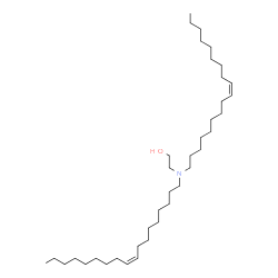 (Z,Z)-2-(di-9-octadecenylamino)ethanol structure