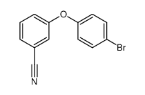 3-(4-bromophenoxy)benzonitrile Structure