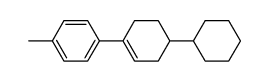 4-cyclohexyl-1-p-tolyl-cyclohexene Structure