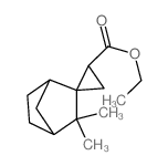 ethyl 2,2-dimethylspiro[bicyclo[2.2.1]heptane-3,2'-cyclopropane]-1'-carboxylate结构式