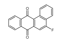 3-Fluor-1,2-benzo-anthrachinon结构式