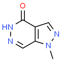 1-Methyl-1H-pyrazolo[4.3-d]pyridazin-4(5H)-one Structure